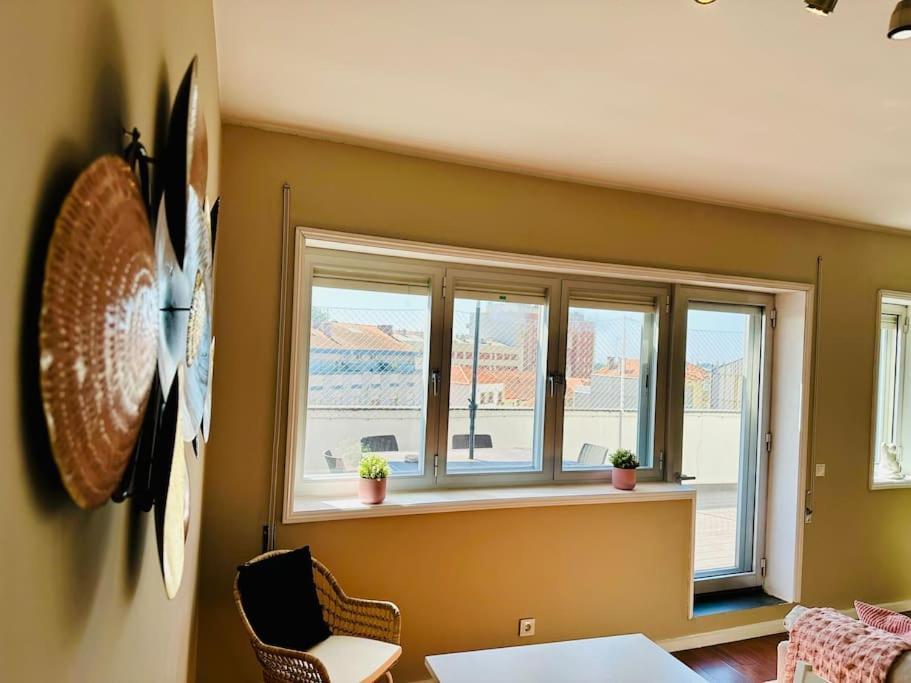 Renovado Com Ac, 2 Wc Completos, Terraco E Garagem Leilighet Porto Eksteriør bilde